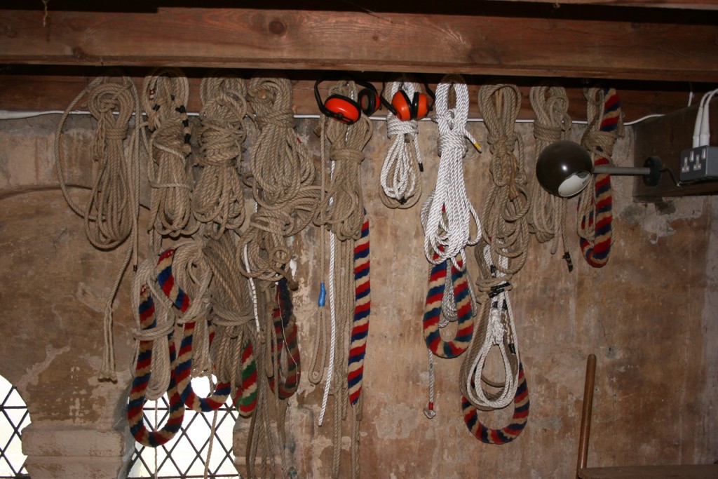 Bell ringers ropes - St Kyneburgha Building Preservation Trust